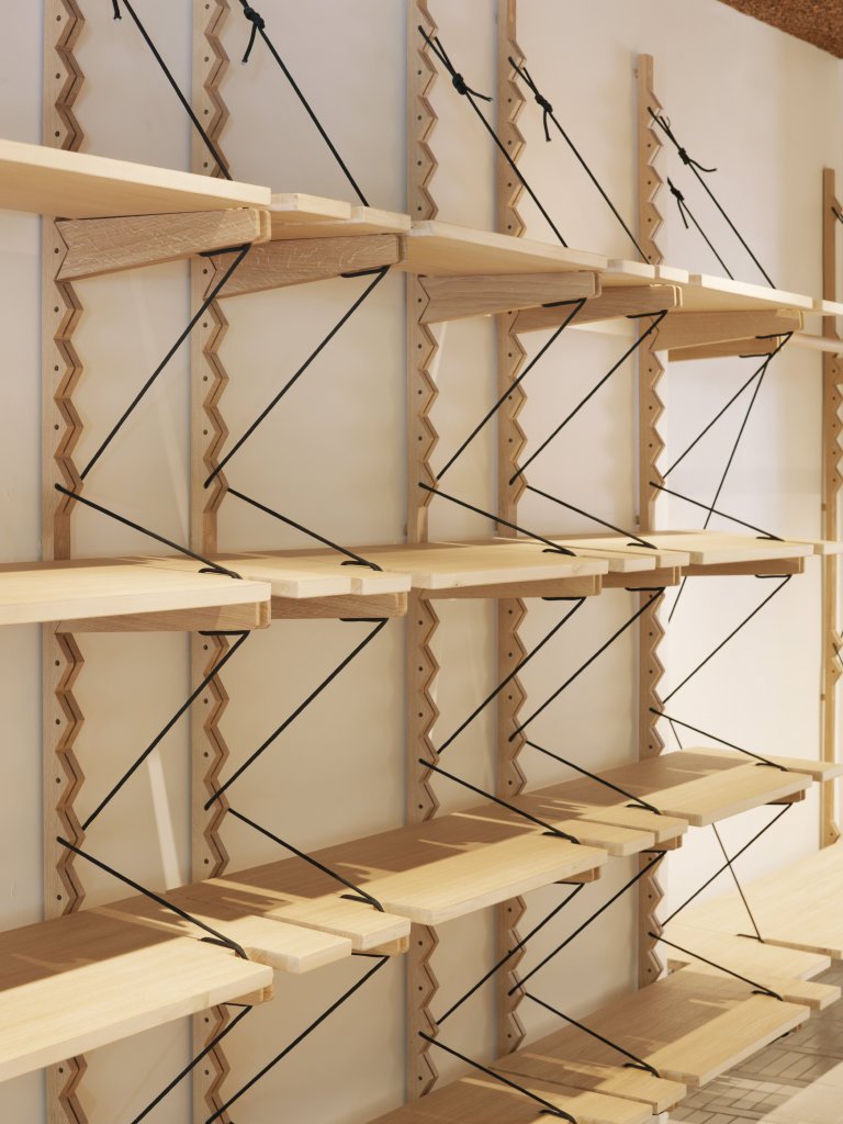 Concealed shelving systems