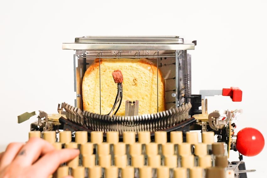 Toaster typewriter