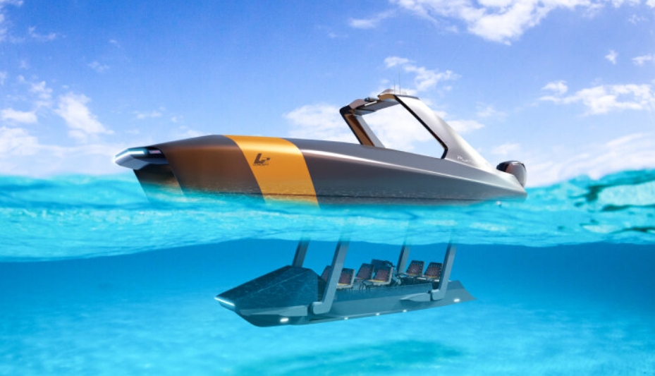 SEMI-SUBMERSIBLE BOAT