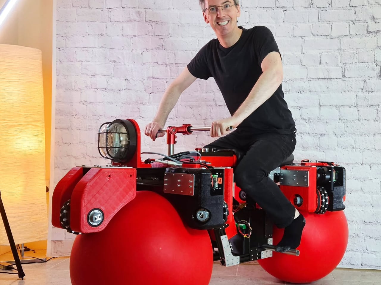 Omni-Directional Ball-Wheeled Bike