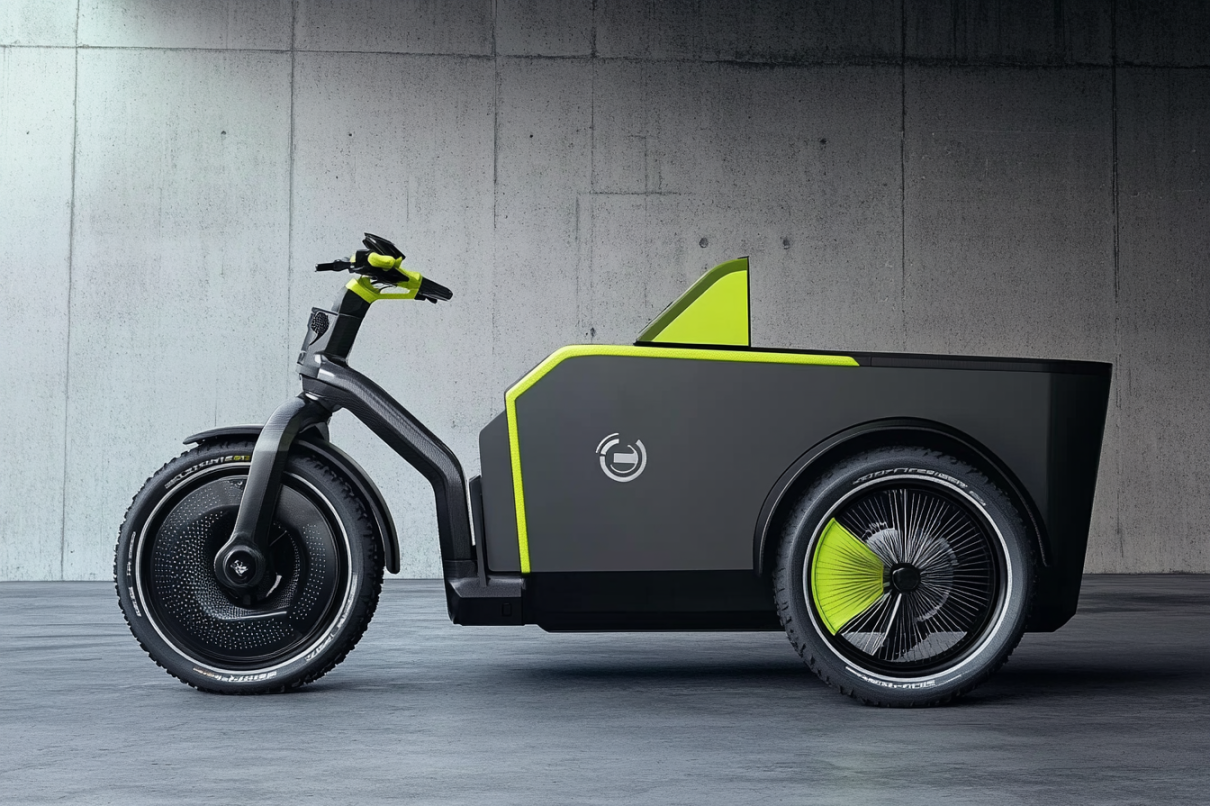 Environmentally friendly electric delivery truck