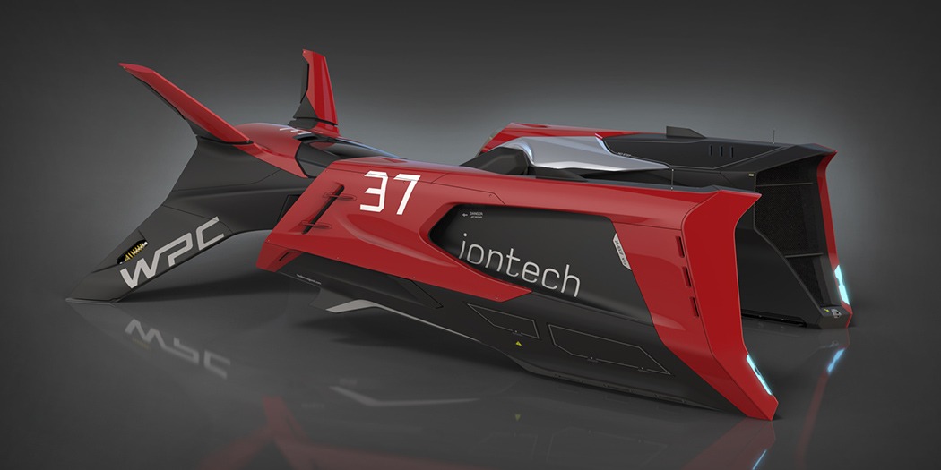 Futuristic Flying Car