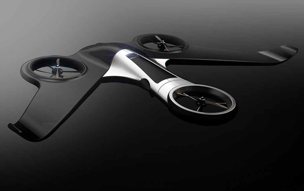 Intelligent Three-rotor Drone