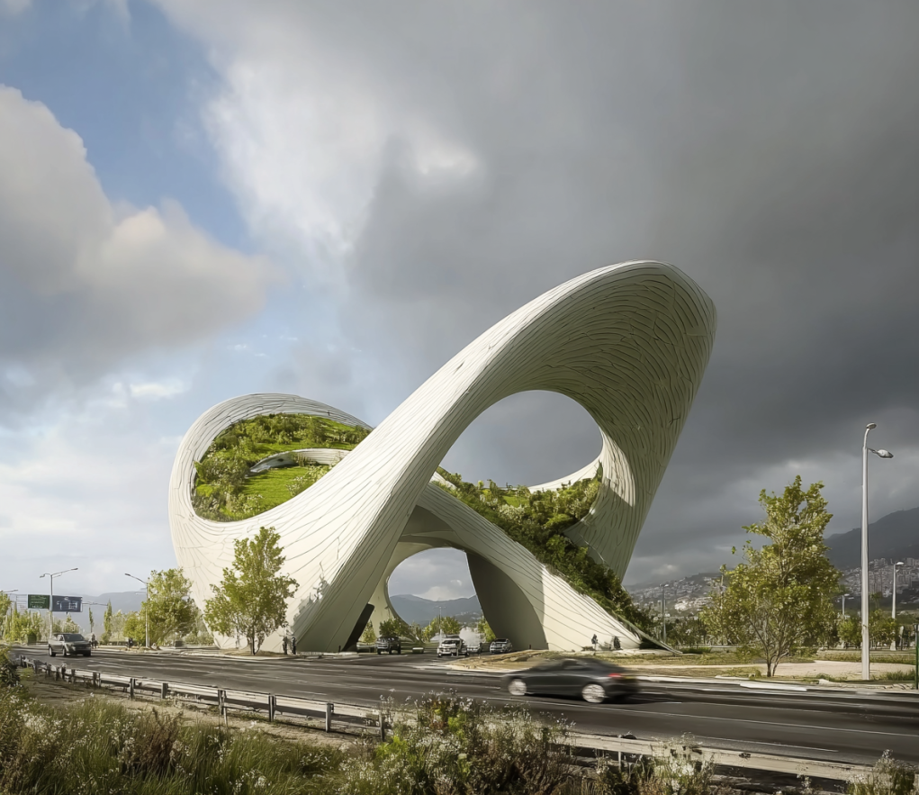 Ecological Architecture at Highway Nodes